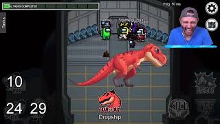 SSundee Kills Everyone in 20 Seconds With the Impostor T Rex Role