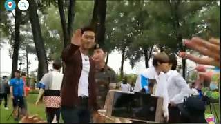 Ryeowook saludando a fans - Transmisión (Momento con ELF)