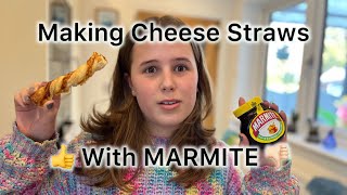 Have you ever tried Cheese Straws with Marmite?