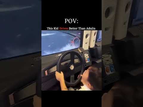 This Kid Drives Better Than Adults 💀 #carshorts #carguy #driving #cars #turbovibes2100