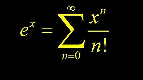 Introduction to Maclaurin series by example:  power series for e^x using a derivative trick.