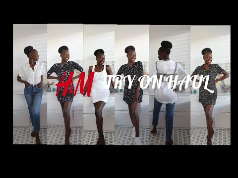 H&M SUMMER TRY ON HAUL 2021/sandals,tops,dresses