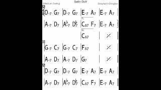 Satin Doll Backing Track chords