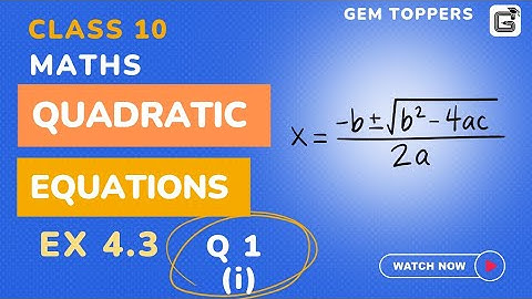 Find the nature of the roots of the quadratic equation. If the real (i) 2x2–3x+5=0 | Ex-4.3 | Q1 (i)