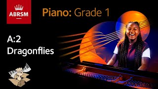 Dragonflies / ABRSM Piano Grade 1 2023 &amp; 2024, A:2 / Synthesia Piano tutorial