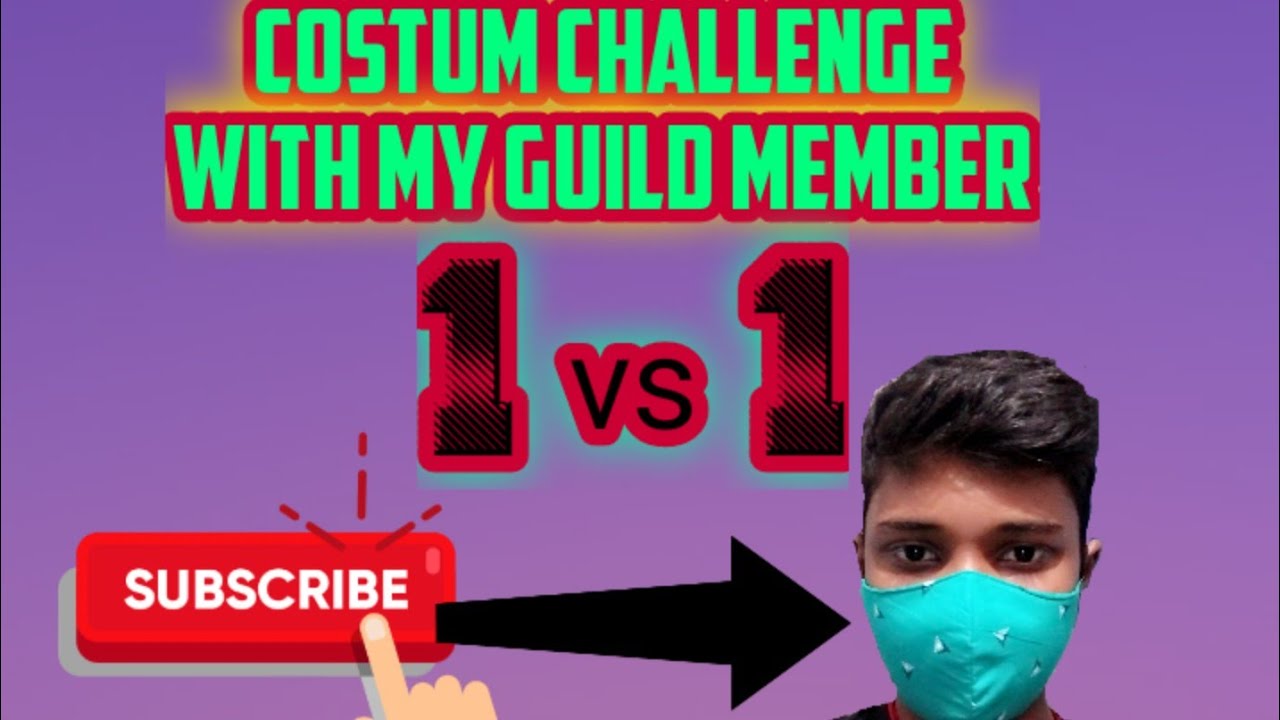 Costum Challenge with guild member part-1😘 - YouTube
