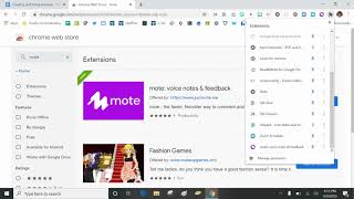 Feedback using the Mote extension