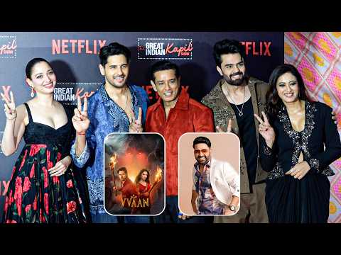 VVAAN: Sidharth Malhotra, Tamannaah Bhatia, Shweta Tiwari, Anup S & Maniesh! Great Indian Kapil Show