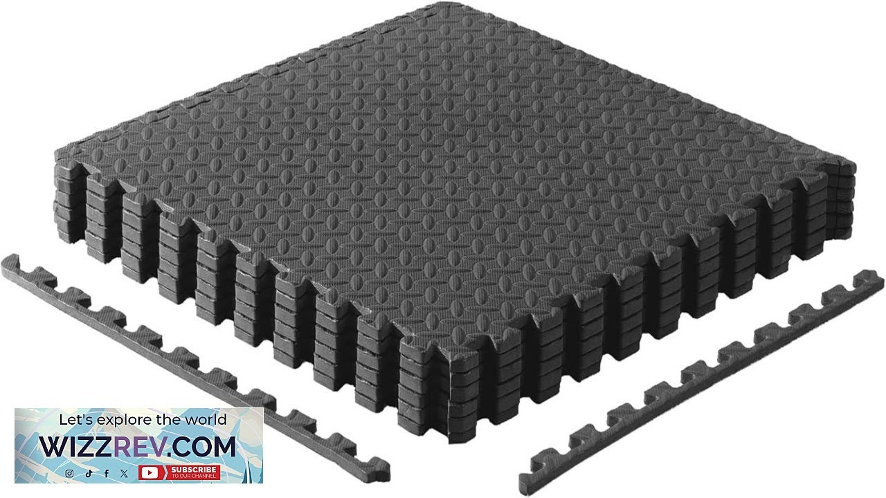 CAP Barbell Interlocking EVA Foam Exercise Puzzle Mat Home Gym Flooring