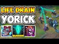 MAIDEN MELTS PEOPLE IN SECONDS WITH BURN BUILD YORICK! (LEGIT MONSTER) - League of Legends
