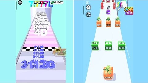 NUMBER RUN MERGE VS JELLY RUN 2048 ULTIMATE GAMEPLAY WITH A BIG SHOWDOWN 