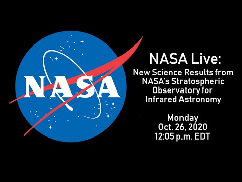 NASA Live: New Science Results from NASA’s SOFIA (Oct. 26, 2020)