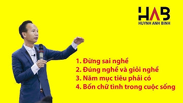 Diễn giả, chuyên gia tâm lý, TS HUỲNH ANH BÌNH | Tư vấn HƯỚNG NGHIÊP