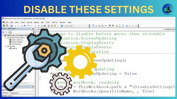 Disable These Settings In Your Macro