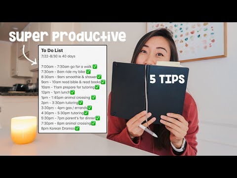 Video: How To Have A Productive Day