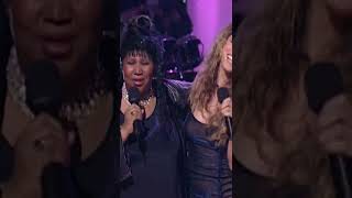 Mariah Carey and Aretha Franklin battling it out in "Testimony" at Divas 1998, Mic Feed #MariahCarey