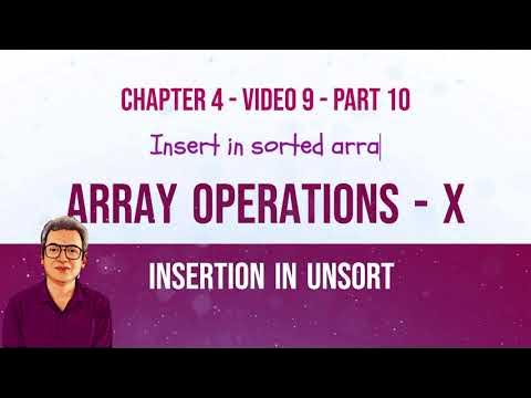 Insertion in an array | using C++ | Anshuman Sharma | Learn C++ ...
