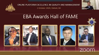 Online Ceremony ‘Excellence in Quality and Management’ (1 October 2020)