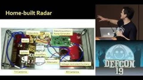 DEFCON 19 Build your own Synthetic Aperture Radar (w speaker)