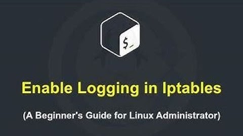 What Is the LOG Target in iptables? l How to do it l #ethicalhacking #kali #iptables #logtarget