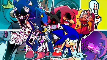 TRIPLE TROUBLE PENTA PERIL REPHOENIXED but Every Turn a Different Character Sings🎙 (FNF Sonic.exe)