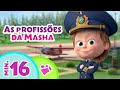 👧 As profissões da Masha 🔨🥧 TaDaBoom Português 👀 Coleção de canções