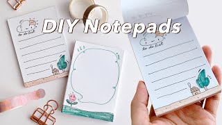 🗒 DIY Notepad⎪how to make cute notepads at home 💌