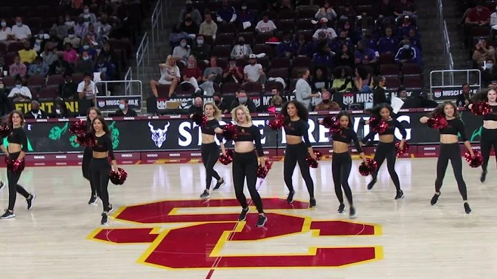 trojancandy.com:  The USC Dance Force Performed at the Women of Troy Basketball Game vs Hawaii
