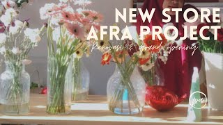 PROSES & GRAND OPENING NEW STORE AFRA PROJECT | TOKO BUNGA | FLORIST screenshot 2