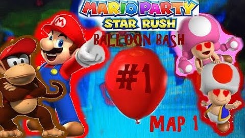 Mario Party: Star Rush Episode 1 - Balloon Bash Map 1