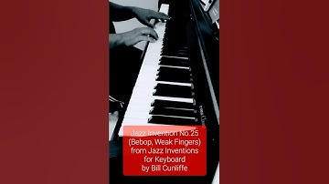 Thumbnail of Jazz Invention No.25  from Jazz Inventions for Keyboard by Bill Cunliffe