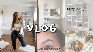 VLOG| Co používám na obočí?, předělávání pokoje...