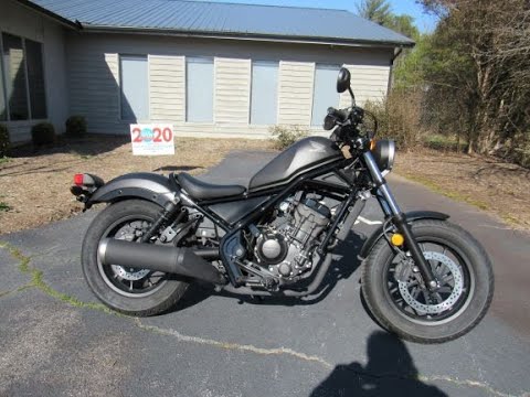 2019 Honda Rebel 300 Stock exhaust - YouTube