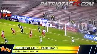 DEPORTIVO CALI (1) VS (1) PATRIOTAS - RESUMEN WIN SPORTS NOTICIAS