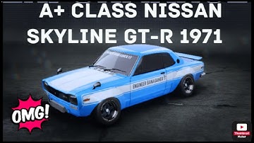 #nfsunboundbuilds Get this build for NFS Unbound [HINDI] - A+ class Nissan Skyline GT-R 1971