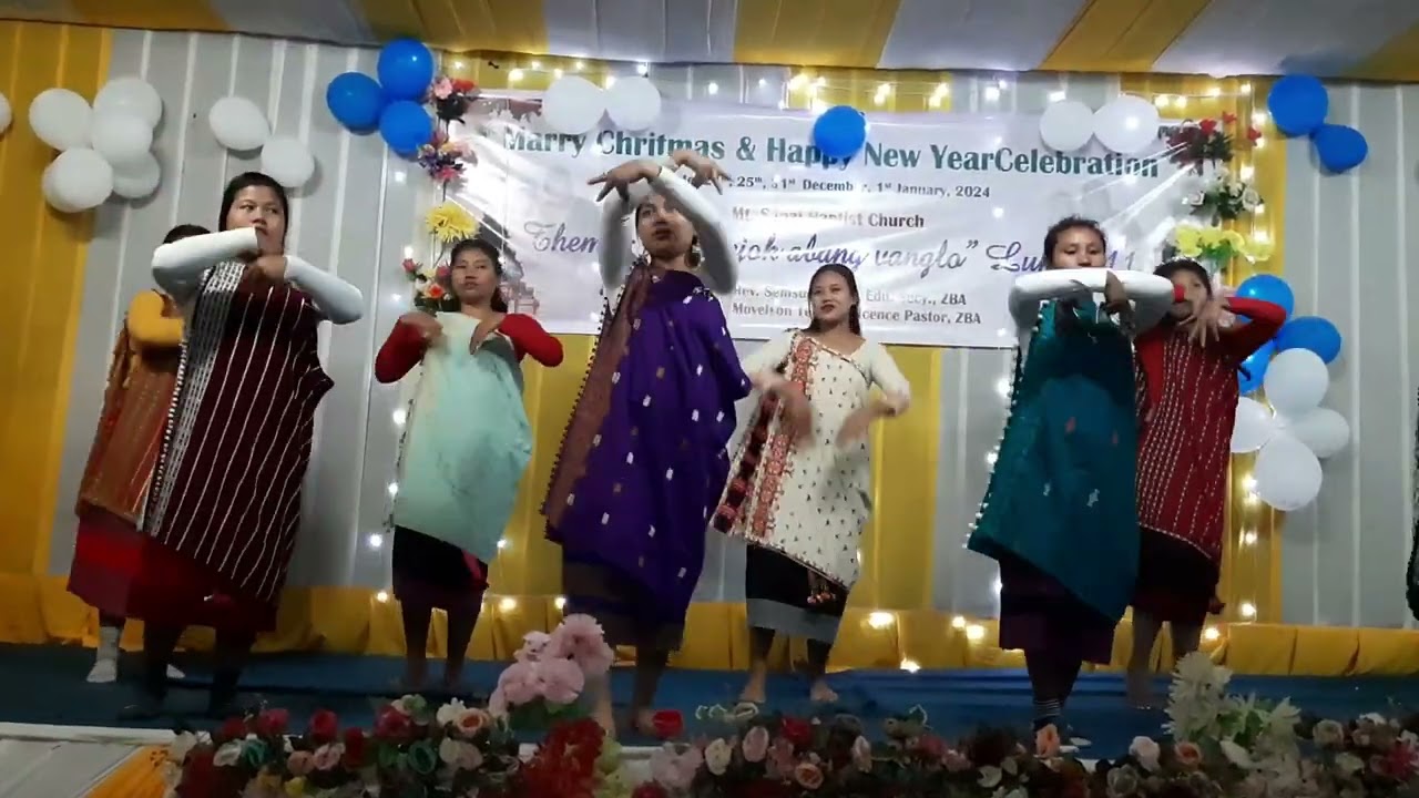 Okorte ingjir ning cherui non || Women Group dance || 1/1/2024 ...