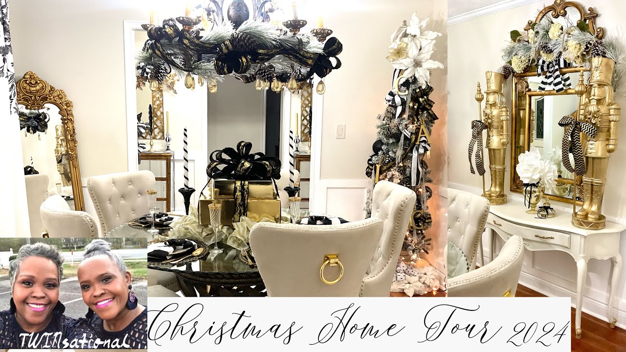 CHRISTMAS HOME TOUR 2024 / COZY ELEGANT DECORATING - YouTube