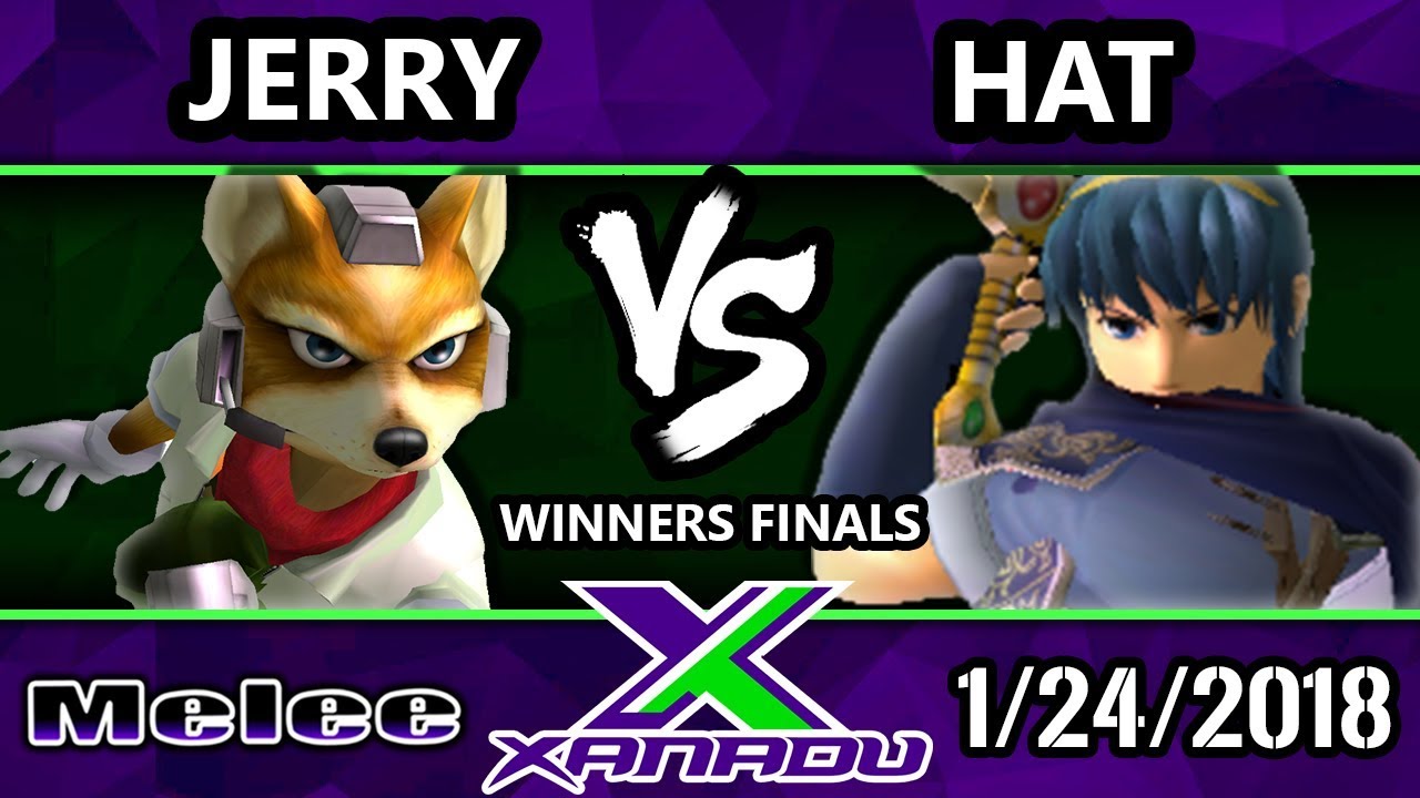 S@X 238 Melee - Jerry (Fox) Vs. Hat (Marth) - SSBM Winners Finals