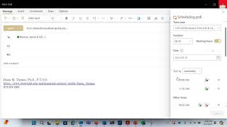 How to use meeting poll to set up a meeting with me