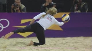 Women's Beach Volleyball Preliminary Round - USA v CZE | London 2012 Olympics