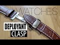 🕰💡 How to use a Deployant Clasp on a watch strap from China?