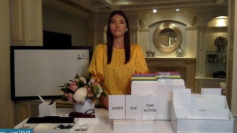 Clearing paper clutter