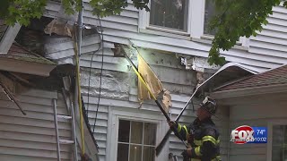 Home struck by lightning in Smithfield