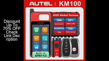 Autel MaxiIM KM100 Key Fob Programming Immobilizer Tool 2PCS Autel IKEY for 60s Key Generation OBD I