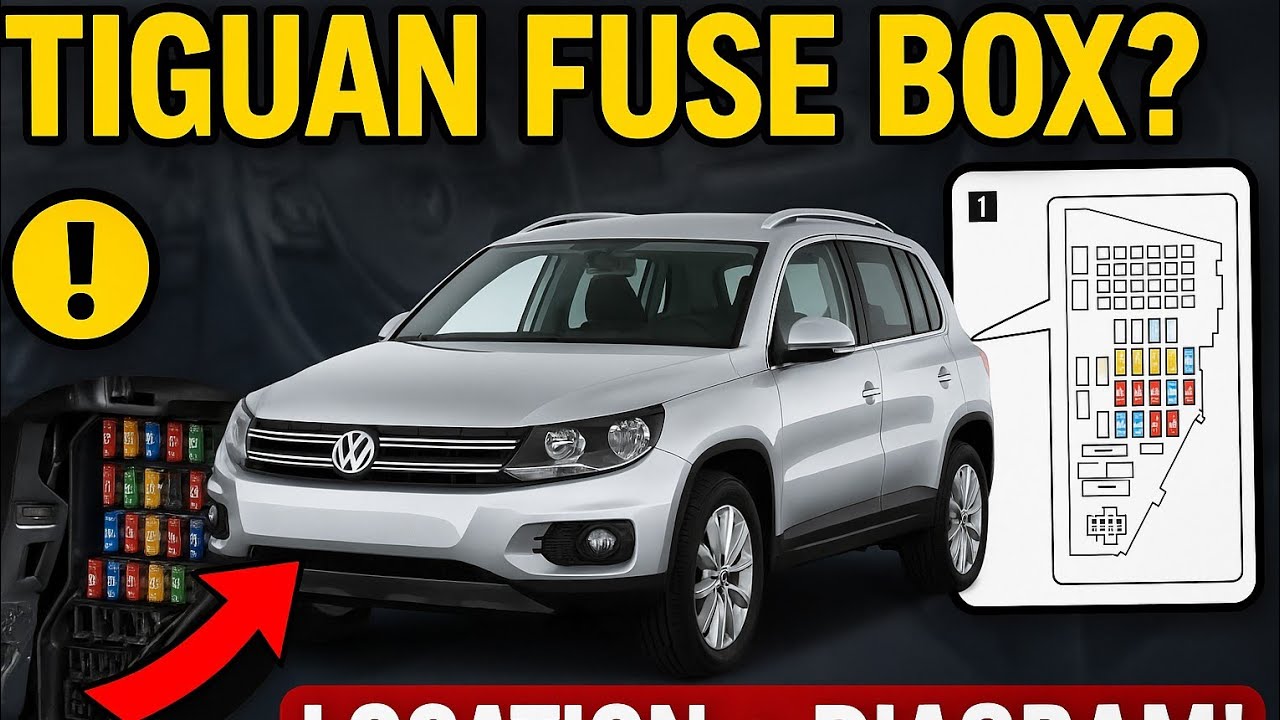 VW Tiguan Fuse Box Diagram + Location (2007-2017)