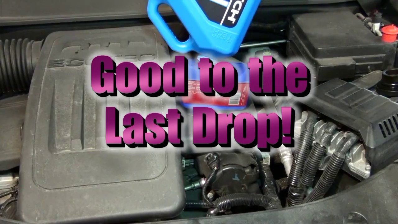 Ecotec oil change on a 2011 Chevy Equinox - YouTube