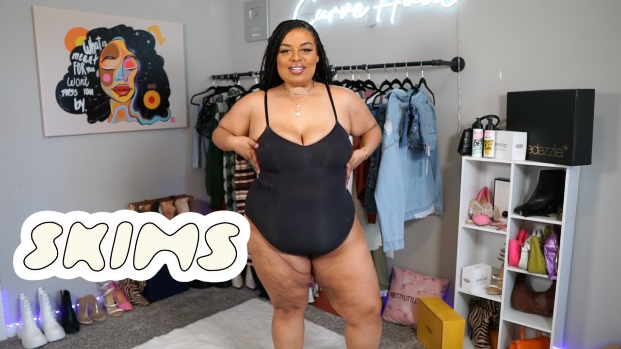 SKIMS Curve/Plus Size Try-On Haul and Review 
