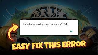 How to Fix Illegal Program Has Been Detected Error and Solve Problem in Android ‼️