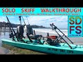 SOLO SKIFF WALKTHROUGH  How I Rig Out My Motorized Kayak Micro Skiff For FISHING