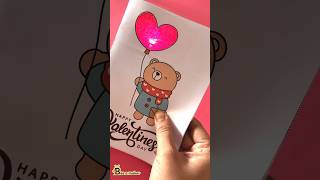 Valentine or birthday paper circuit card #valentinesday #birthdaycelebration #papercircuit stem